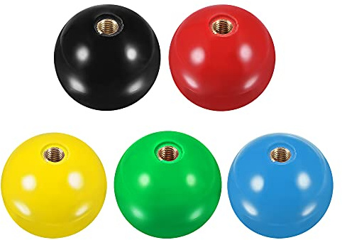 MECCANIXITY Joystick Handle Top Ball Head M6 Red/Green/Black/Yellow/Blue Easy to Install for Arcade Game Part