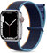 Maledan Cinturino Nylon Compatibile con Apple Watch 42mm 44mm 45mm 49mm 38mm 40mm 41mm, Regolabile Sport per iWatch Series 9 8 7 6 5 4 3 SE, 42mm/44mm/45mm/49mm, Blu