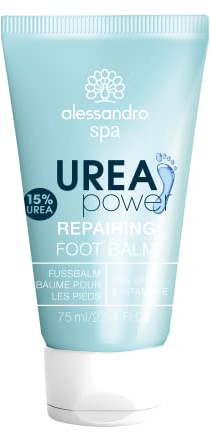 alessandro SPA Repairing Foot Balm – 15% UREA & Vitamin E - Fußpflegebalsam zur Regeneration und zum Schutz stark beanspruchter Haut an den Fersen