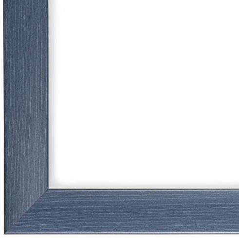 Online-GalleryKing OGK Holz Bilderrahmen 33 x 98 cm in Schiefer-Blau | Foto | Poster | Puzzle | Galerie | Rahmen