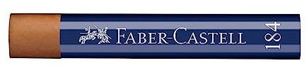 Faber-Castell Creative Studio Oil Coloured Pastel Crayon Stick Dark Naples Ochre, ideal for artists, student, or any starter working with oils - Pack of 6