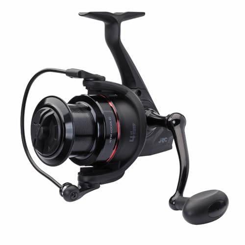 JRC XTX Angelrolle Spinnrollen Big Pit Reel Unisex Schwarz 10000 Front Drag