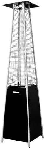 JSLJJBD Stufa A Gas,Stufa Elettrica da Esterno, Elevato Potere Calorifico, Riscaldamento Rapido, Potenza Regolabile, Adatto per Uso Interno Ed Esterno 235x51x51cm Black