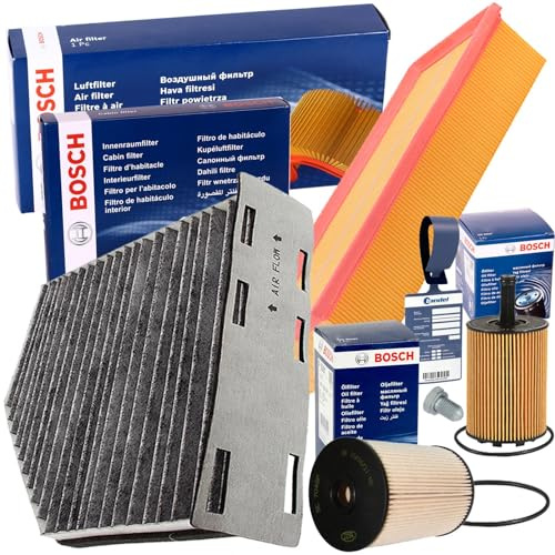 Filter Inspektionspaket | 1457429192+1987429404+1987432397+1457070008+220125 für 1.9+2.0 Tdi Passat 3C 1T1 1T2