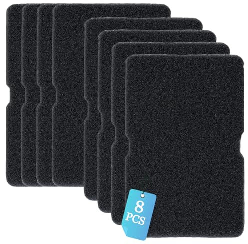 8 Stück Filter Kompatibel mit Beko Trockner, 2964840100 Kompatibel mit Beko Grundig Blomberg ElektraBregenz |240 x 155 x 11mm | Filterschwamm Schwammfilter für Wäschetrockner Wärmepumpentrockner