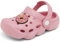 INMINPIN Unisex Bambini Zoccoli Ragazzi Ragazze Bambino Sandali da Giardino Estivi Ciabatte Scarpe Mare Spiaggia Piscina,Rosa,24 EU= Fabbricante 25