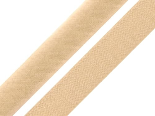 5 meter kardborrband för sömnad, kardborreband, band (beige, 20 mm bred – 5 meter)