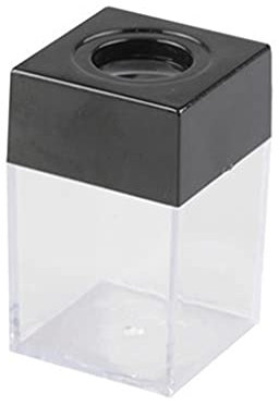 Magnetischer Büroklammer-Spender, Schreibtisch-Organizer, Halterung, breite Öffnung, einfacher Zugriff, Büro, Schule, Staionerien, Zubehör, Büroklammer-Box mit Deckel
