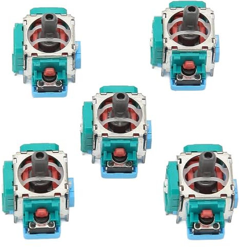 5pcs Analog 3D Joysticks Replacement For PS5 Controller, 3D Analog Sensor Wheel Thumb Sticks Joystick Rocker Module Replacement For PS5 Gamepad,ps5 analog sensor,ps5 analog sticks replacement