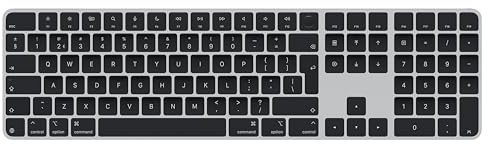 Apple Magic Keyboard mit Touch ID und Ziffernblock für Mac Modelle mit Apple Chip – Niederländisch – Schwarze Tasten ​​​​​​​