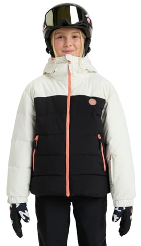 Roxy SNOWYHILL - Chaqueta de nieve para niña, color blanco, talla 10