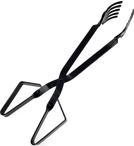Crab Tongs for Live Portable Iron Scissor Painted Anti-Rust Crab Tongs Heavy Duty Tongs for Shellfish Lobster BBQ