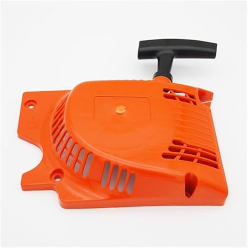 HUVNEXA Roter Rückstoß-Zugstarter for 4500 5200 5800 45CC 52CC 58CC Kettensäge Gartengeräte Rasenmäher Starter Ersatzteil Rückstoß-Seilzugstarter