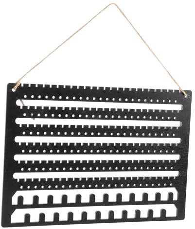 GALPADA Organizer per Appendere in Legno Espositore per Orecchini e Collane Contenitore per Orecchini Pendenti e Bottone Appendiabiti Parete per Ordine e Decorazione