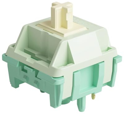Akko Interruptores táctiles para Teclado Cilantro, prelubricados, de 5 Pines y 36 GF, para teclados mecánicos Gaming, compatibles con Teclas MX (Cilantro, 45 Unidades)
