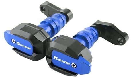 BTWSRX Motorrad Sturzschutz Sturzpads Schieber Motorrad-Rahmengleiter Für S1000R S1000 R S 1000R S 1000 R 2017–2018 Sturzpads Sturzschutz Crash Pads(Blau)