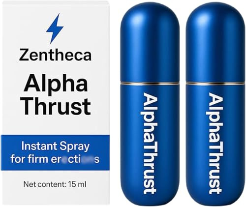 Zentheca Alpha Thrust, Zentheca Alphathrust Instant Spray 15 ml/Flasche, Verzögerungssprüher für langanhaltende Männer, verbessert männlichen Charme mit schnell wirkenden Ergebnissen (2 Stück, Nein)
