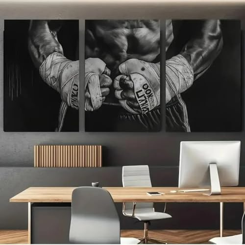 CAOXTART Schwarz-weißes Box-Leinwandbild, moderner inspirierender Posterdruck, für Wohnzimmer, Schlafzimmer, Dekoration, Wandbild, 70 x 90 x 3 cm, rahmenlos