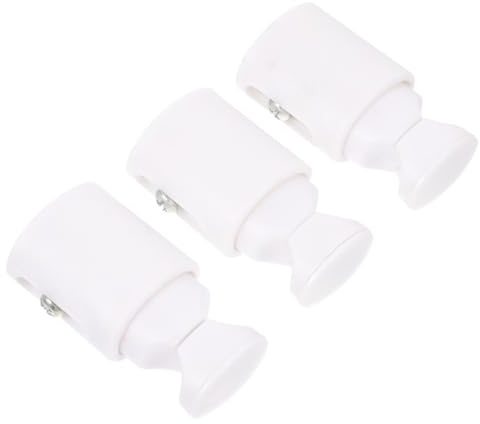 TOMETURE 3 Pezzi Ganci per Termoarredo in Plastica Bianco per Bagno, Appendini Stabili per Asciugamani e Indumenti Bagnati Design Unico e Chic