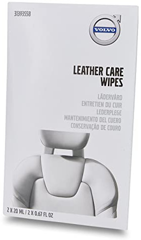Salviettine idratanti Volvo, per la cura dei sedili in pelle, originali