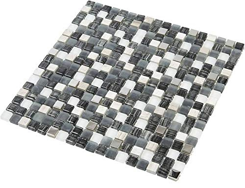 Mosaïque Pierre/Verre - 1.5 x 1.5 cm