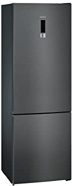 Siemens KG49NXXEA iQ300 - Combinación de refrigeración y congelador independiente, 259 kWh/año, 438 l, sistema de frescura, noFrost, iluminación interior LED, color negro