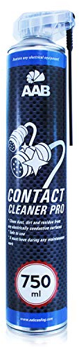 AABCOOLING Contact Cleaner PRO 750ml - Kraftfull Rengöringsspray för Elektronik, PCB-rengörare, Kontaktrengöringsmedel för Bil, Verkstad och Hem