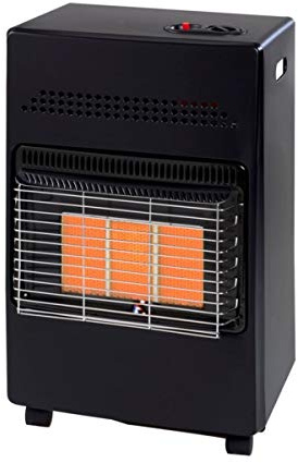 Supawarm 4,2 kW bärbar gasvärmare svart