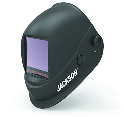 JACKSON SAFETY Translight+ 555 Premium True Colour, Auto Darkening, adjustable welding helmet mask - 4 arc sensors 1/1/1/1 optical clarity for MIG, MMA, PWA and TIG Arc welders & grinding 46250