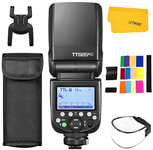 GODOX TT685II-O TT685II O TTL Camera Flash for Olympus, HSS 1/8000s GN60 2.4G Wireless Transmission Speedlite Flash Compatible for Olympus and Panasonic Camera