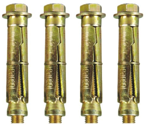 Ultimate Super Heavy Duty Long Expansion Shield Anchor Bolt (Ground Anchor Bolt) Multiple Sizes *FIXINGS DIRECT* (M6 X 55MM (10 PACK))