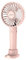 Xlayer Mini ventilateur manuel I Ventilateur de table I Rechargeable I Ventilateur portable silencieux I 3 vitesses I Mini ventilateur pour voyage, bureau, festival, camping I Cadeaux pour femmes