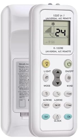 Telecomando Universale Per Condizionatore Climatizzatore, Telecomando di Ricambio Universale per Condizionatore Climatizzatore Compatibile con Mitsubishi Sharp Samsung Fujitsu Gree Helton ecc.