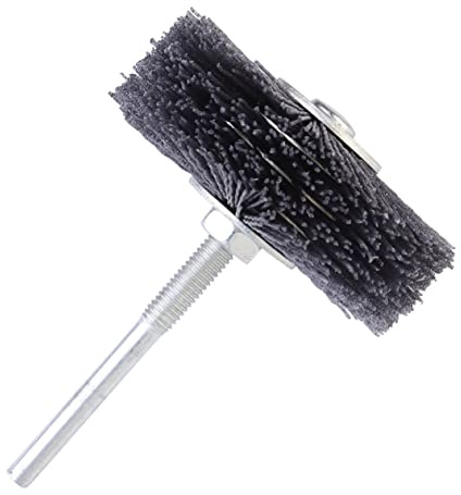 Gatuida Muela Abrasiva Cepillo de Rueda de Alambre para Tallar Madera, Herramienta Flexible de Seda para Acabado y Limpieza de Muebles Complejos