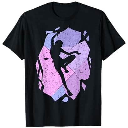 Rock Climbing Bouldering Boulder Climber Women Girls T-Shirt