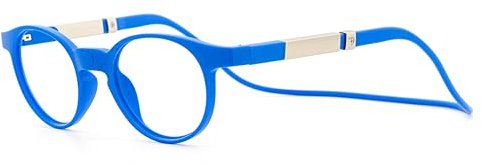 DIDINSKY Magnetische Lesebrille mit flexiblem Nackenband | Uffizi Dunkelblau +2.5