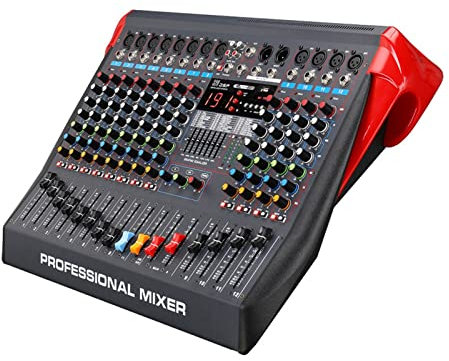 Tonmixer 12-Kanal-Mixer Computeraufnahme Live Home KTV Band Stage Performance USB MP3-Wiedergabe Klarere Stimmen