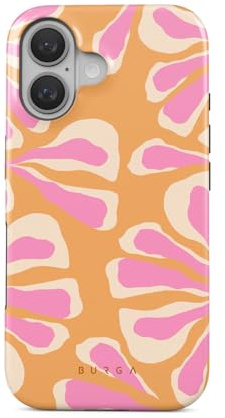 BURGA Handyhülle für iPhone 16 Plus – Unisex Hybrid-Schutzhülle mit stoßdämpfendem TPU & kratzfester Außenschale, erhöhter Displayrand, MagSafe-kompatibel, kabelloses Laden, stylisches Design
