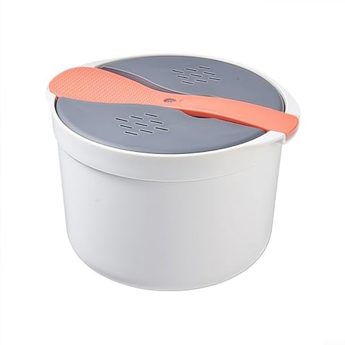 Mikrowellen-Dampfgarer und Reiskocher, zeitsparende Küchenutensilien, perfekt für schnelle Mahlzeiten und einfache Reinigung, kompakt und tragbar