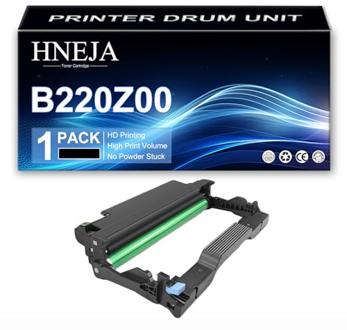 HNEJA unità Tamburo di Ricambio B220Z00, unità di Imaging Compatibile B220Z00 per Lexmark B2236dw MB2236adw MB2236adwe Stampante,Black-1 Pack