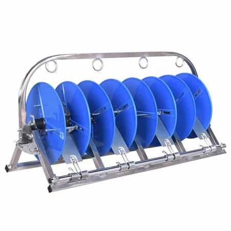 Foldable Wire Spool Rack for 3/4 Reels - Cable Reel Holder & Dispenser for Electrical & Industrial Use (Holds 4 Reels) - nize with Ease!