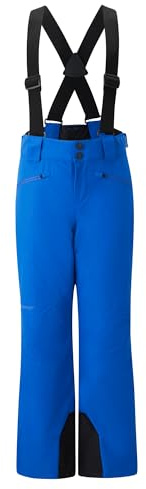 Ziener AXI-Z Pantalon de Ski imperméable à Bretelles pour Enfant Bleu Cobalt Taille 164