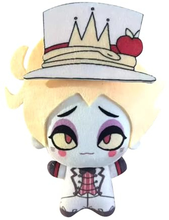 BCFSITNBH Hazbin Hotel Merch, Hazbin Hotel Plush, Weiches Gefülltes Tier Puppe Plüschspielzeug für Fans, Kinder, Jungen und Mädchen, Cartoon Stoffpuppe Spielzeuggeschenk A04