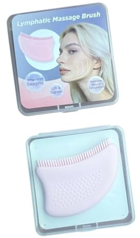 Cepillo moldeador de cara de diseño curvado con cerdas flexibles para recuperación, estimulaciones suaves, diseño curvado, cepillo moldeador facial