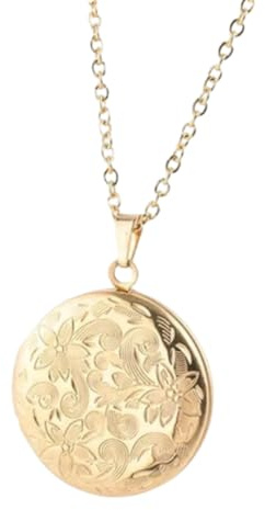 Collar con medallón de corazón de Plata de Ley 925 para Mujer, Collar con Colgante de Foto con medallón en Forma de corazón Vintage para Pareja, Collar con medallón de Imagen, Collar con medallón de