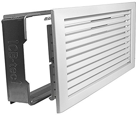 Kaltluftgitter KG 4523 W Lüftungsgitter Weiss 450 x 230mm Zuluft Abluftgitter