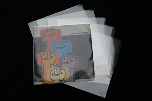 1000 Stück Premium Single Schutzhüllen hoch transparent 185x185 mm Vinyl 7 Zoll Sleeve