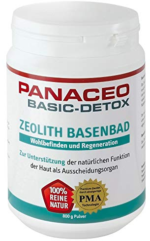 PANACEO Basic-Detox Zeolith Basenbad Pulver 800 g