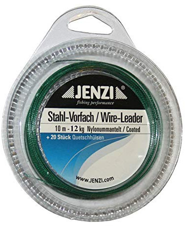 Jenzi Drahtbahn, auf 10-m-Spule, mit 20 Stück Klemmen, Unisex, 12 kg