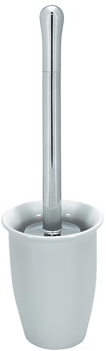 Spirella Atlanta WC Bürste Toilettenbürste Klobürste WC Garnitur aus Porzellan Weiß